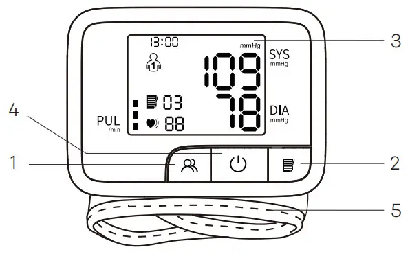 LAZLE WRS-35D Electronic Blood Pressure Monitor - PARTS