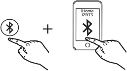 iHome iZBT3 - Connecting to Bluetooth