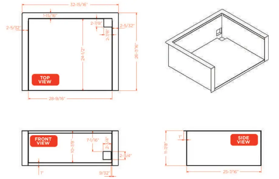 XOGRIDDLE30 30 Inch Built In Griddle - UTILITIES