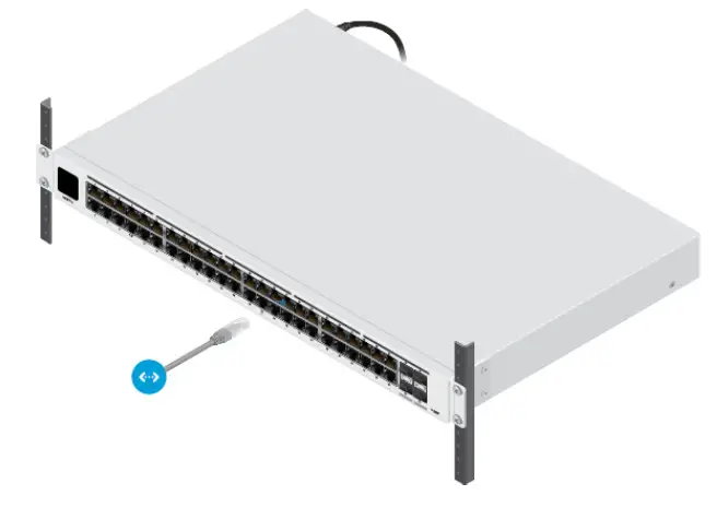 UBIQUITI USW-Pro-48 Port Gigabit Managed Switch-Connecting Ethernet