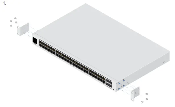 UBIQUITI USW-Pro-48 Port Gigabit Managed Switch-Hardware Installation 1
