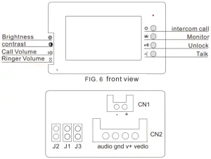 OZDEM RAD322 Video Door Phone - Indoor monitor
