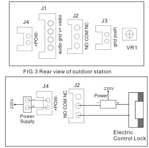 OZDEM RAD322 Video Door Phone - fig5