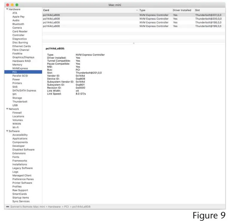 SONNET ECHO-3D-TB3 Echo III Desktop Thunderbolt 3 to PCIe Card Expansion System - Figure 9