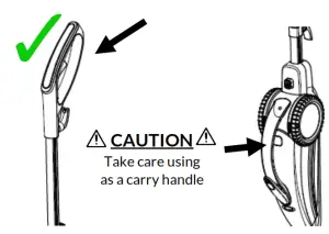 Russell Hobbs RHDSM4001 Poseidon- CARRYING THE APPLIANCE