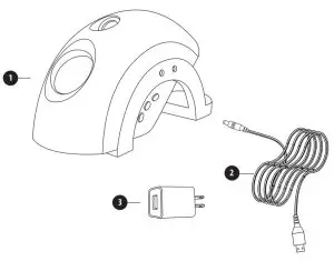 BlissLights Ark Laser Projector - Adapter