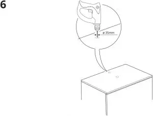 IKEA 303.589.36 HORVIK Countertop Wash-Basin - fig 12