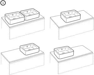 IKEA 303.589.36 HORVIK Countertop Wash-Basin - fig 4