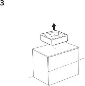 IKEA 303.589.36 HORVIK Countertop Wash-Basin - fig 7