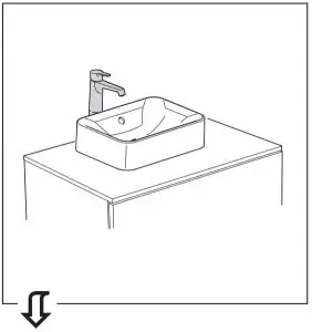 IKEA 303.589.36 HORVIK Countertop Wash-Basin - fig 8