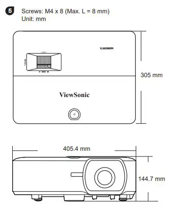 ViewSonic LS850WU DLP Projector fig5