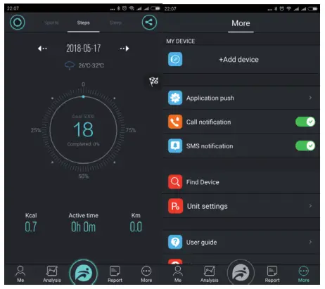 imperii RR FIERRO SmartWatch Women Sport IP68 Montenegro - satting