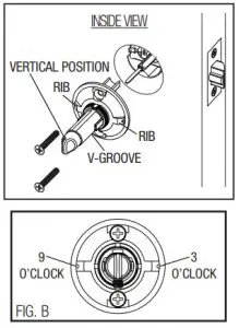 BALDWIN PK 1234 Keyed Entry Lockset - FIG 5