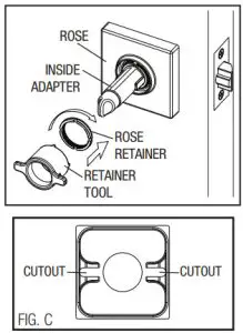 BALDWIN PK 1234 Keyed Entry Lockset - FIG 6