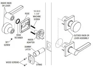 BALDWIN PK 1234 Keyed Entry Lockset - fig