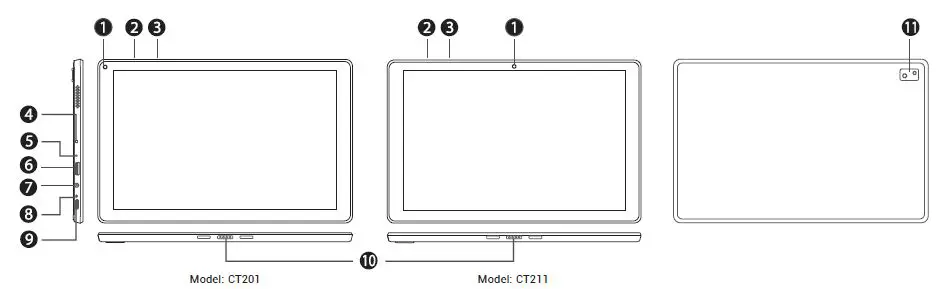 COMPAQ CT201 CT201 10 Inch Tablet 3