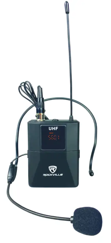 ROCKVILLE RWM50U High Performance Wireless Microphone System - HEADSET
