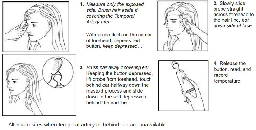 EXERGEN TAT-5000S-RS232-CORO Temporal Scanner User Manual - Basics of Using the Temporal Scanner