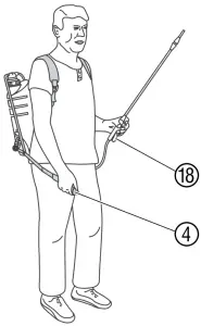 GARDENA-884-Backpack-Sprayer-Operation