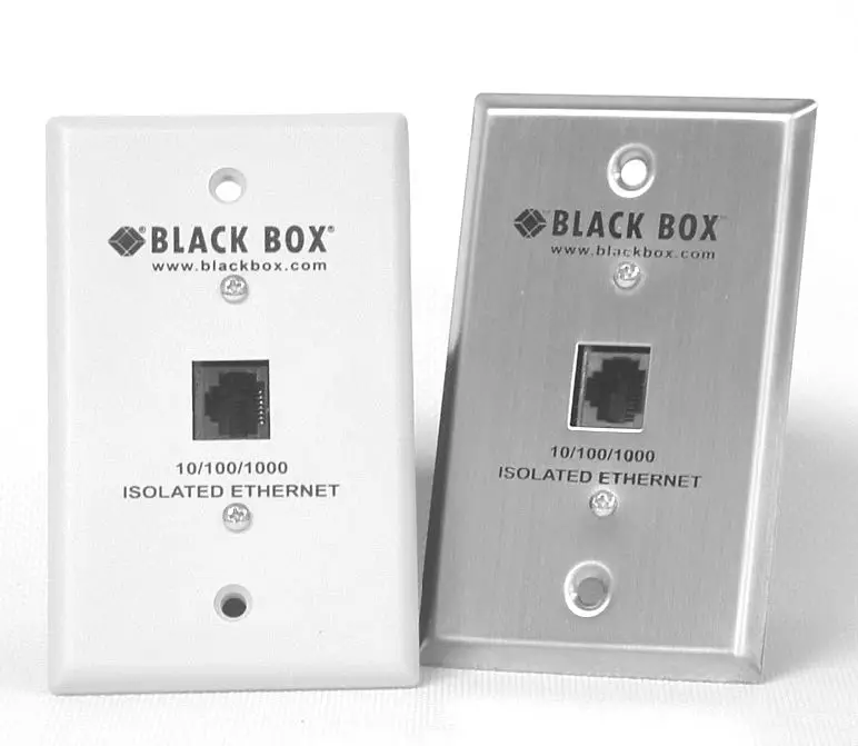 BLACK BOX SP400A Ethernet Isolators Standalone and Wall Plate fig-1
