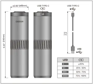 OSRAM UVCOMPACT AirZing UV-Compact Air Purifier - Compact