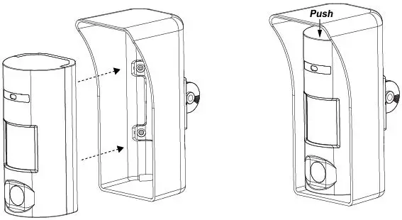 Climax VST-892EXC Outdoor Curtain PIR Motion Sensor Fig4