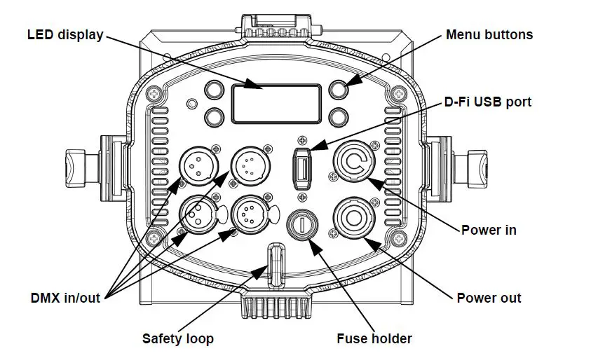 CHAUVET DJ EVEP130RGB EVE P-130 RGB Room Wash Light-2