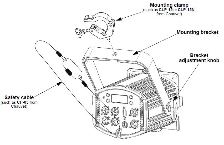 CHAUVET DJ EVEP130RGB EVE P-130 RGB Room Wash Light-5