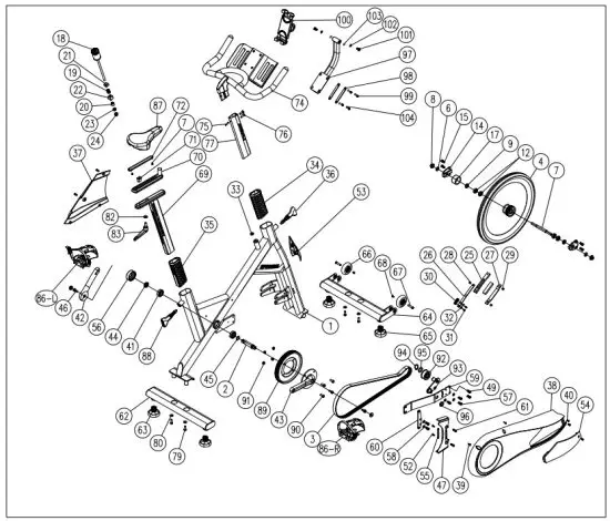 SPINNING 10 033 TM Elite Connected Spinner - EXPLODED VIEW