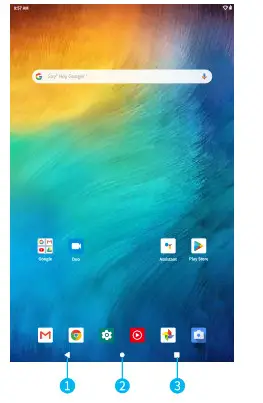 VANKYO MatrixPad P31 10 Inch Octa-Core Tablet- Home Screen