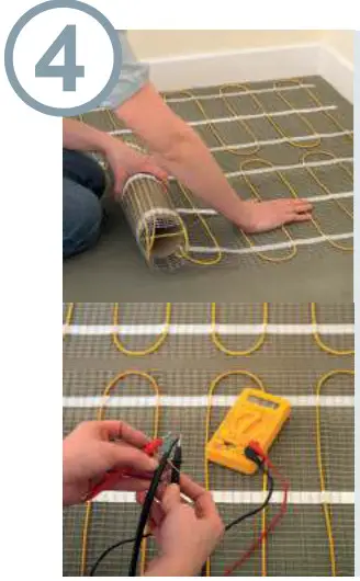 AmberMat 150W m2 Concrete Floor - Fitting