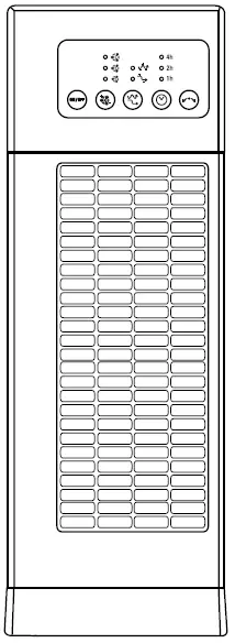 Rowenta VU9050 Artik Crystal Table Tower Fan PRO