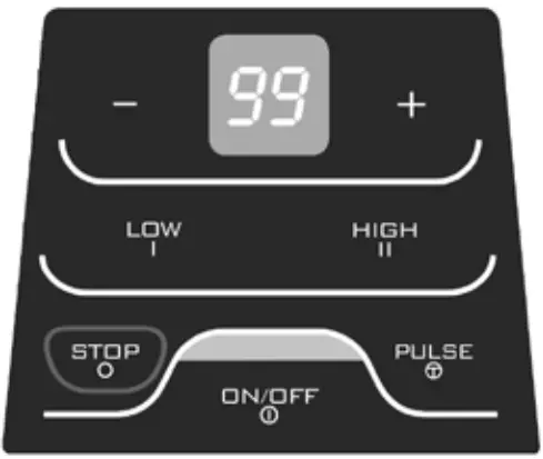 WARING COMMERCIAL BB300 Series BB320 1 HP Blender With Electronic Touchpad Controls - timer