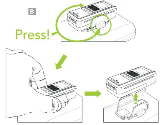 KOAMTAC KDC185 Wearable Barcode Scanner - assembly instructions 2