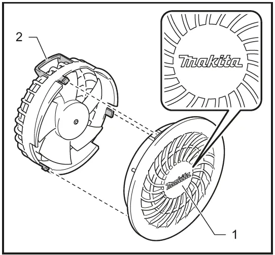 makita DFJ212A Cordless Fan Jacket-38