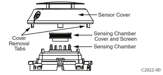 NOTIFIER FSP 951 SELFT Intelligent Photoelectric Self Test Smoke Sensor - CLEANING THE PHOTO DETECTOR