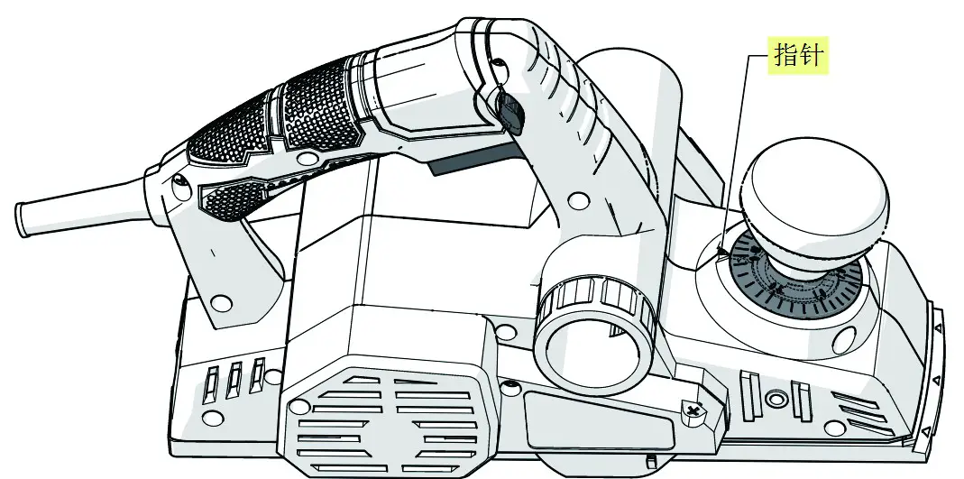 TACKLIFE Electric Planer - Adjusting 2