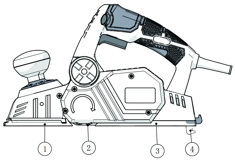 TACKLIFE Electric Planer - Supporting