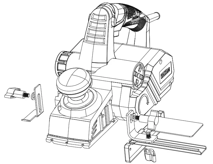 TACKLIFE Electric Planer - installation