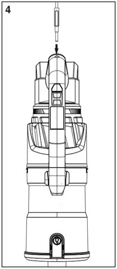 How to charge battery and store accessories