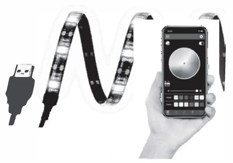 HYPE-HY-BTLED-6FT-Color-Changing-LED-StripP