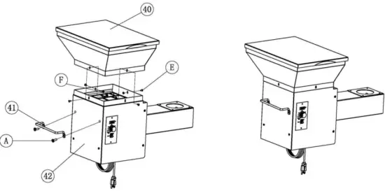 ASSEMBLING OF HOPPER
