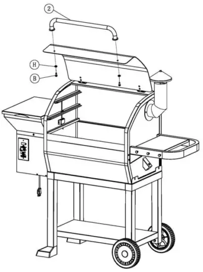 ATTACHING THE CHAMBER DOOR HANDLE