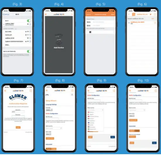 GLOMEX weBBoat 4G Lite Antenna - figure