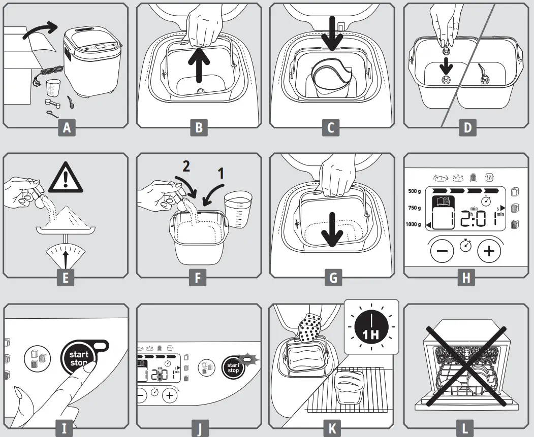 Tefal PF220838 Pain and Delices Pleasure Bread - fig2