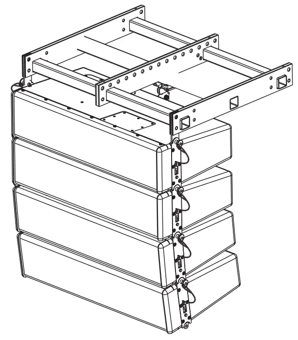 Beta Three R6 R Series 4 6 3 Way Full Range Medium Line Array System-fig1