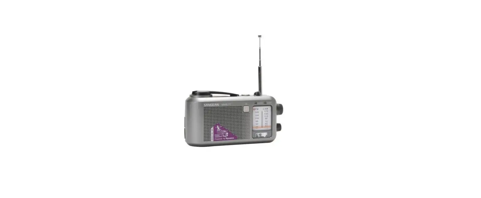 Sangean Mmr-77 Am/fm Portable Radio User Manual