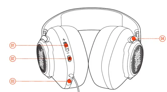 JBL Quantum 100 Wired Over-Ear Gaming Headphones 2