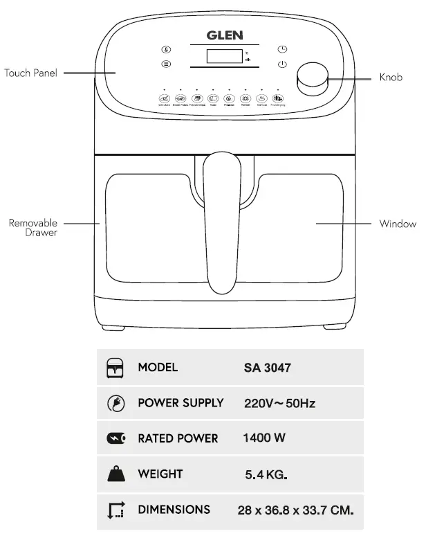 GLEN -SA -3047- Rapid -Fryer -6