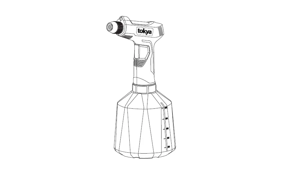 Tokya Es-1 Battery-operated Spray Bottle User Manual